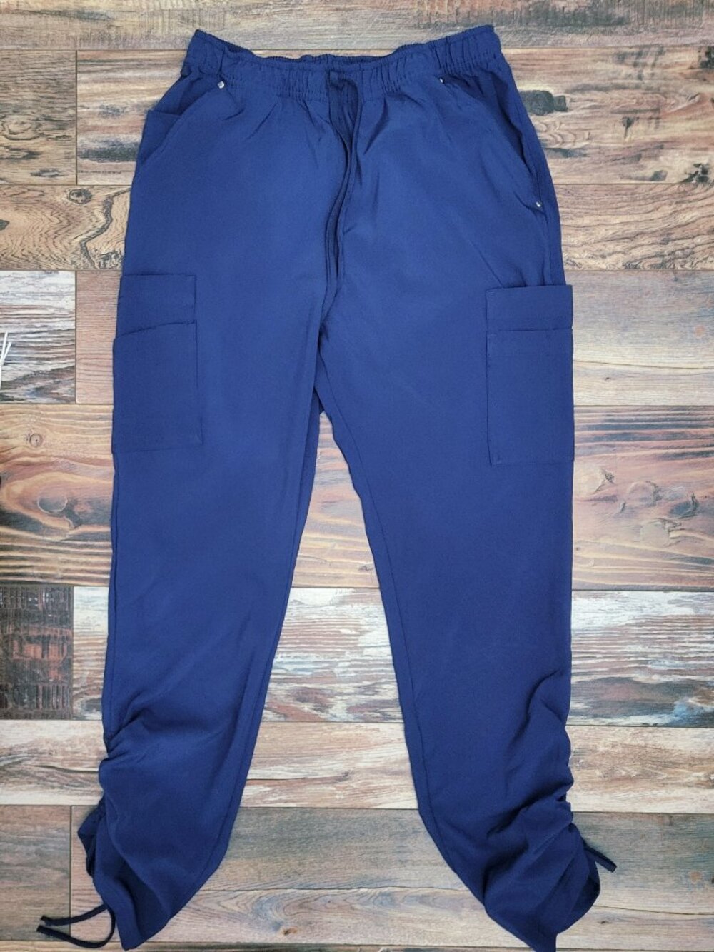 Easy Stretch - Halle Women's 11-Pocket Ruched Leg Jogger Scrub Pants